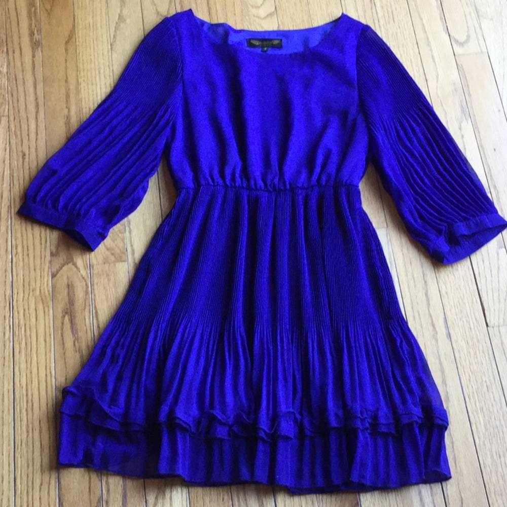 Blue 3 Quarter Dress